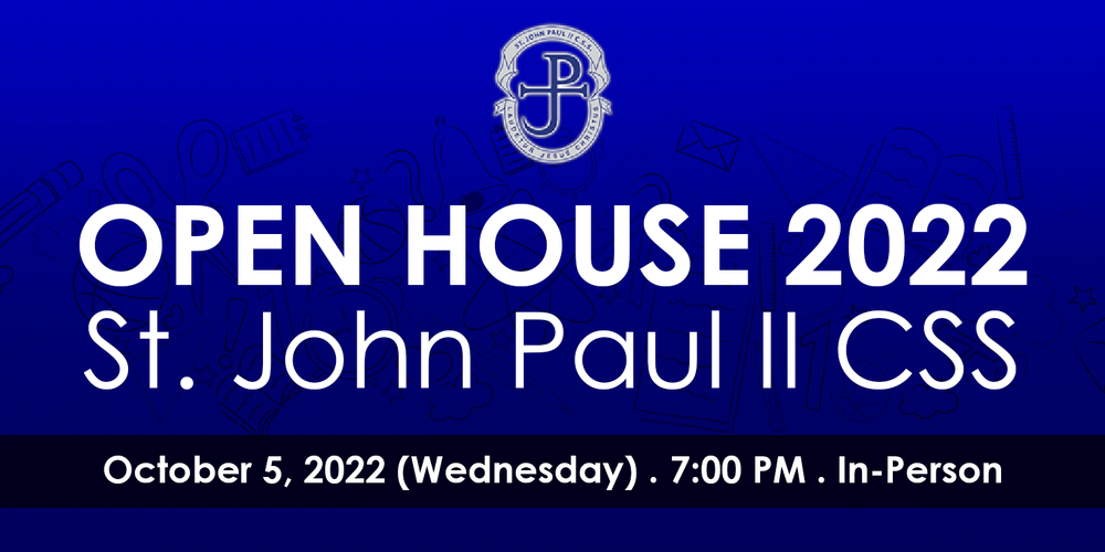 Banner - St. John Paul II Open House