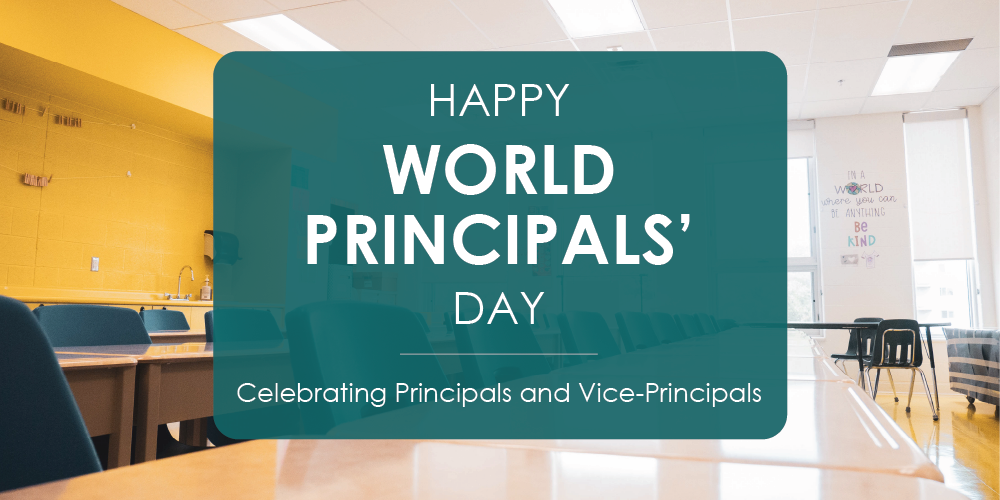 World Principals (an d Vice Principals) Day St. René Goupil Catholic