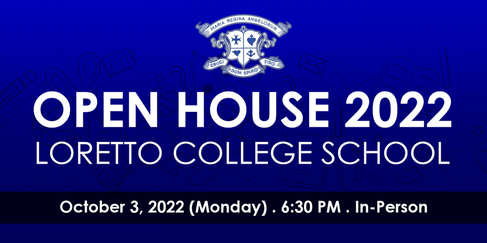 Banner - Open House 2022 for Loretto College School