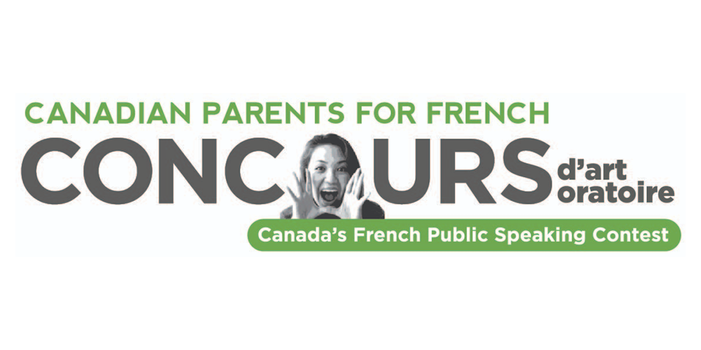 Banner - Canadian Parents for French - Concours d'Art Oratoire - Canada's French Public Speaking Contest